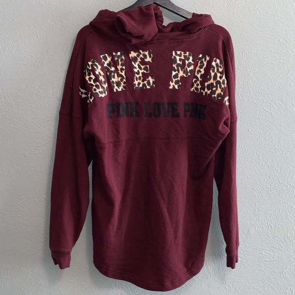 Vs leopard hoodie